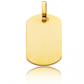 Pendentif or jaune plan� �pais similaire