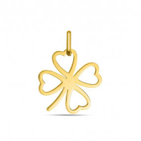 Pendentif  Or tr�fle � quatre feuilles