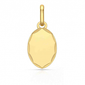Pendentif Ovale entourage � motifs
