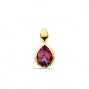 Pendentif Rhodolite goutte similaire