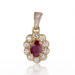 Pendentif rubis
