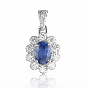 Pendentif saphir