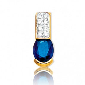 Pendentif saphir