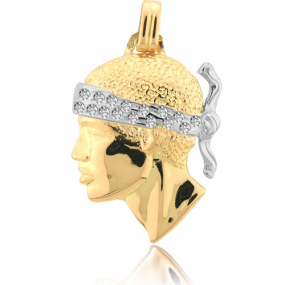 Pendentif t�te de Maure serti de similaire