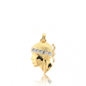 Pendentif t�te de Maure serti de similaire