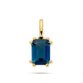 Pendentif Topaze London Blue