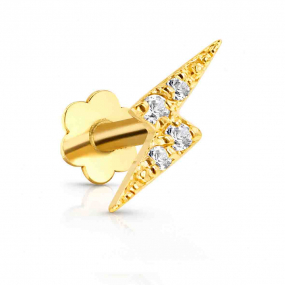 Piercing Labret �clair - Oxyde de similaire