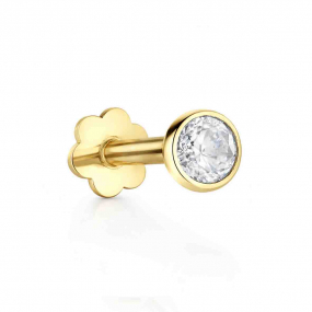 Piercing Labret - Oxyde de Zirconium - similaire