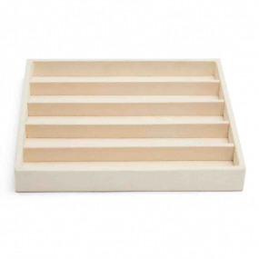 Plateau de rangement de colliers Wolf 1834 - Vault Half Insert Tray - Beige
