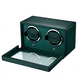 Remontoir Montre Wolf 1834 - Cub Double Watch Winder with Cover - Vert