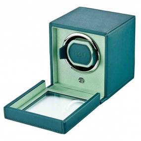 Remontoir Montre Wolf 1834 - Cub winder with cover - Vert et Turquoise