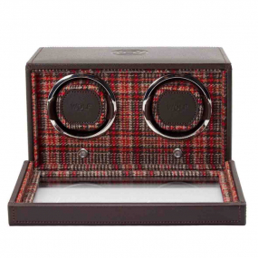 Remontoir Montre Wolf 1834 - WM Brown Double Watch Winder - Marron