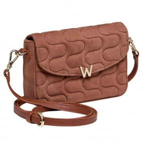 Sac bandoulire Mimi Swirl avec charpe Wolf 1834 - Marron