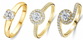 Bague Diamant Or Jaune