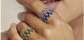 Bague pierres prcieuses