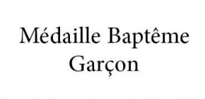 Mdaille Baptme Garon