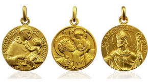 Médaille Saint et Sainte