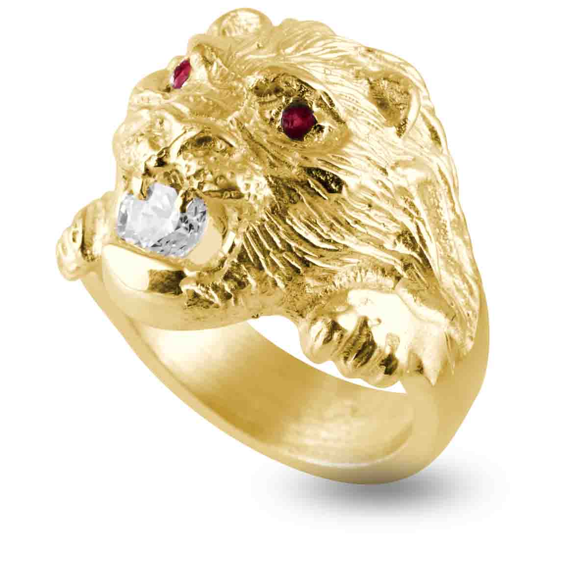 Bague Tête De Lion Pour Homme, Viking Nordique, Bague De Lion