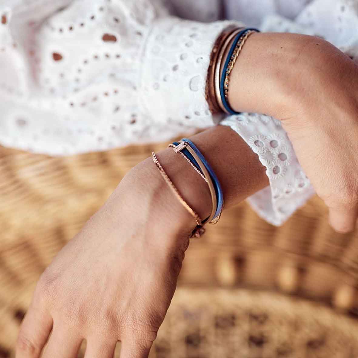 ♥ Bracelet Flowers For Zoé Songeur Oasis Pourpre Amélia subtil