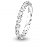 Alliance diamant Jonc Parisien demi tour - Autre version