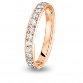 Alliance Diamant Jonc Parisien demi tour - Autre version