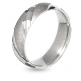 Alliance en platine Aquitaine 4 mm - Autre version