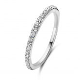 Bague argent sertie de zirconium - Naiomy 