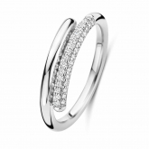 Bague argent sertie d'oxydes -  Naiomy