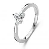Bague Argent sertie de zirconium - Naiomy