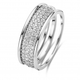 Bague Argent Zirconium - Naiomy Silver