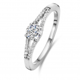 Bague Argent Zirconium - Naiomy Silver