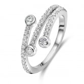 Bague Argent Zirconium - Naiomy Silver