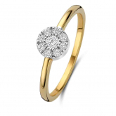 Bague bicolore  en argent oxydes bancs - Naiomy - Pour compl&eacute;ter