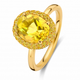 Bague Citrine et Saphir jaune - One More