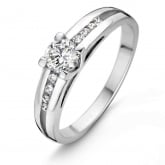 Bague Diamant accompagne 0.40 ct - Autre version