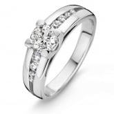 Bague Diamant accompagne 0.70 ct - Autre version