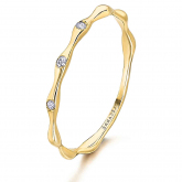 Bague diamants 0.04 ct - Autre version