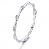 Bague diamants 0.04 ct - Autre version