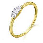 Bague diamants 0.09 ct - Autre version