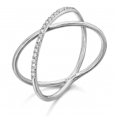 Bague diamants 0.09 ct - Autre version