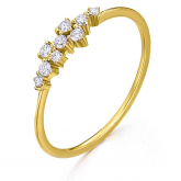 Bague diamants 0.15 ct - Autre version