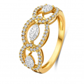 Bague diamants - Pour complter