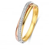 Bague diamants 3 ors - Pour complter