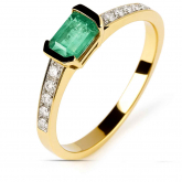 Bague meraude - Autre version