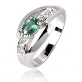 Bague meraude - Autre version