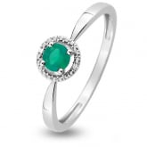 Bague oxyde et Emeraude - Autre version