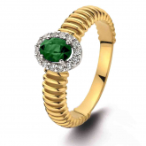 Bague Emeraude et diamants - Autre version