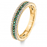 Bague Emeraude et Diamants - Autre version