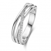 Bague en argent et oxydes de zirconium - Naiomy Silver