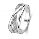 Bague en argent et oxydes de zirconium  - Naiomy Silver